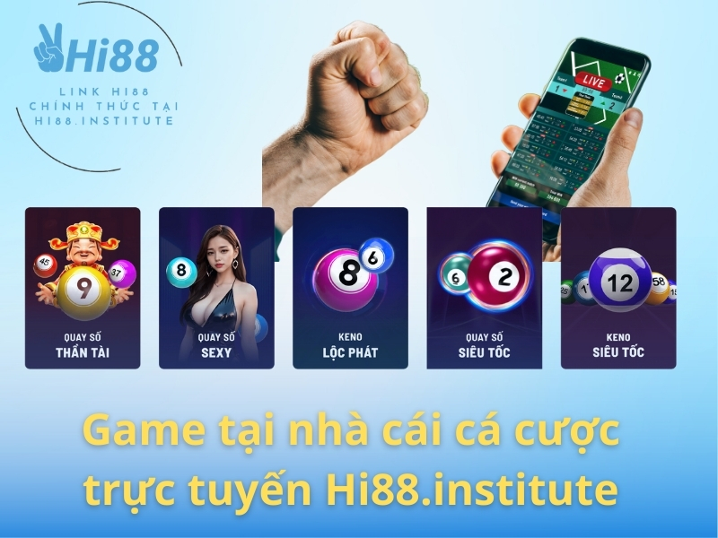 Game tại nhà cái cá cược trực tuyến Hi88.institute