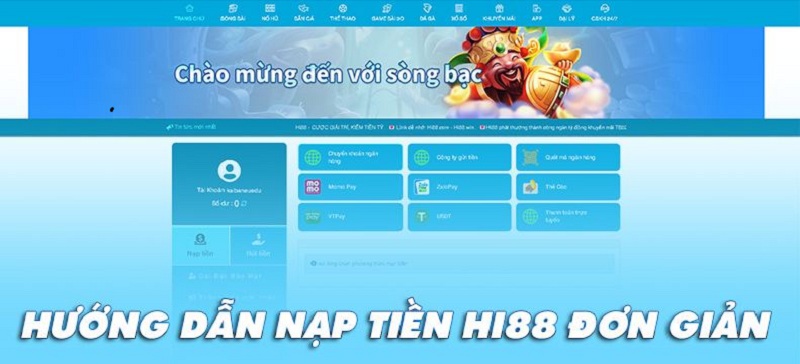 Một số vấn đề thường gặp khi nạp tiền Hi88