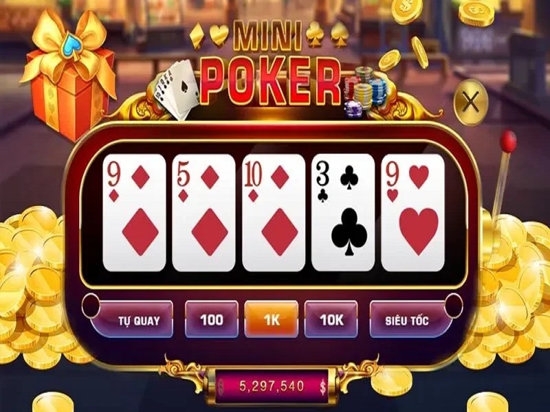 Mini Poker là biến thể của game poker